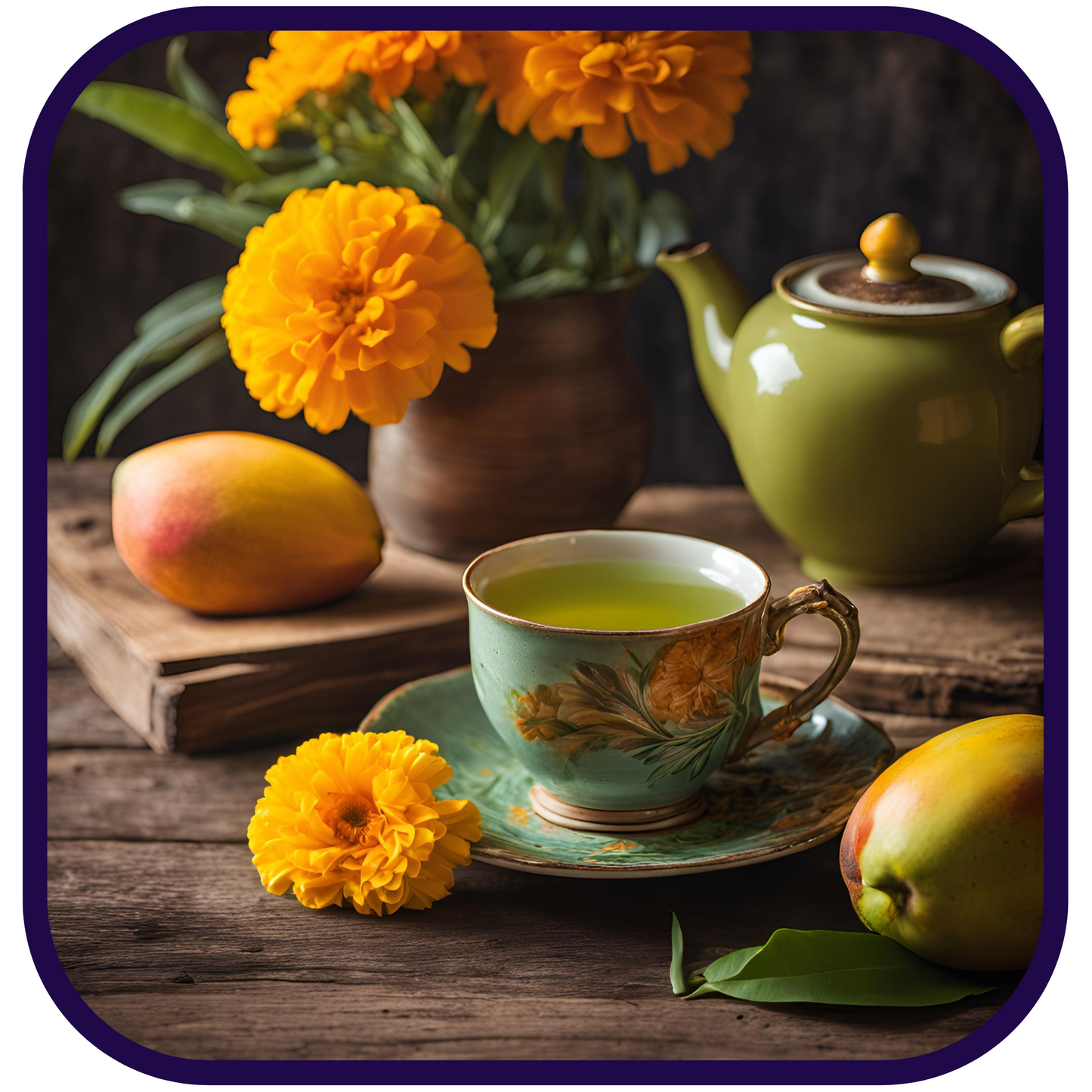 Sun Princess Mango Green Loose Leaf Tea