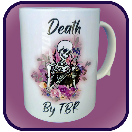 Death by TBR - 15oz Ceramic Coffee Mug